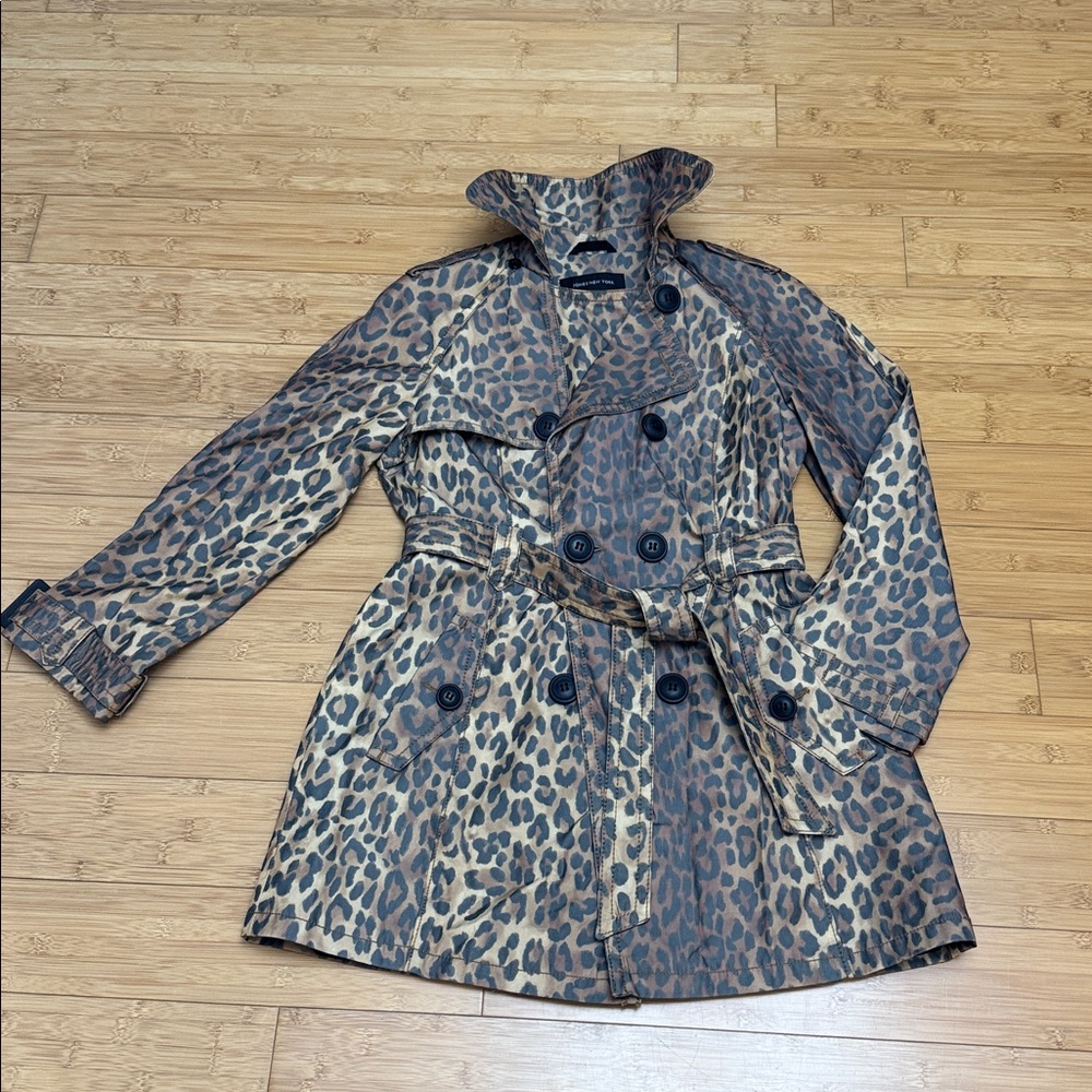 Jones New York Women's Belted Double-Breasted Trench Coat
Leopard/Animal Print
